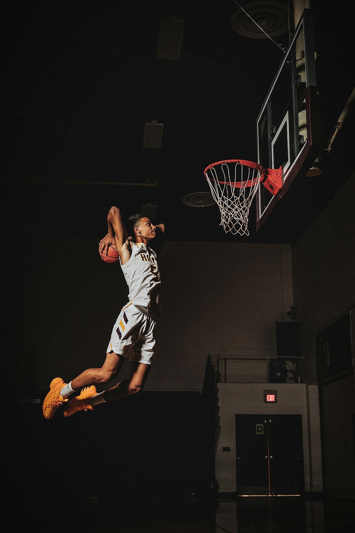 A European-league basketball game in progress