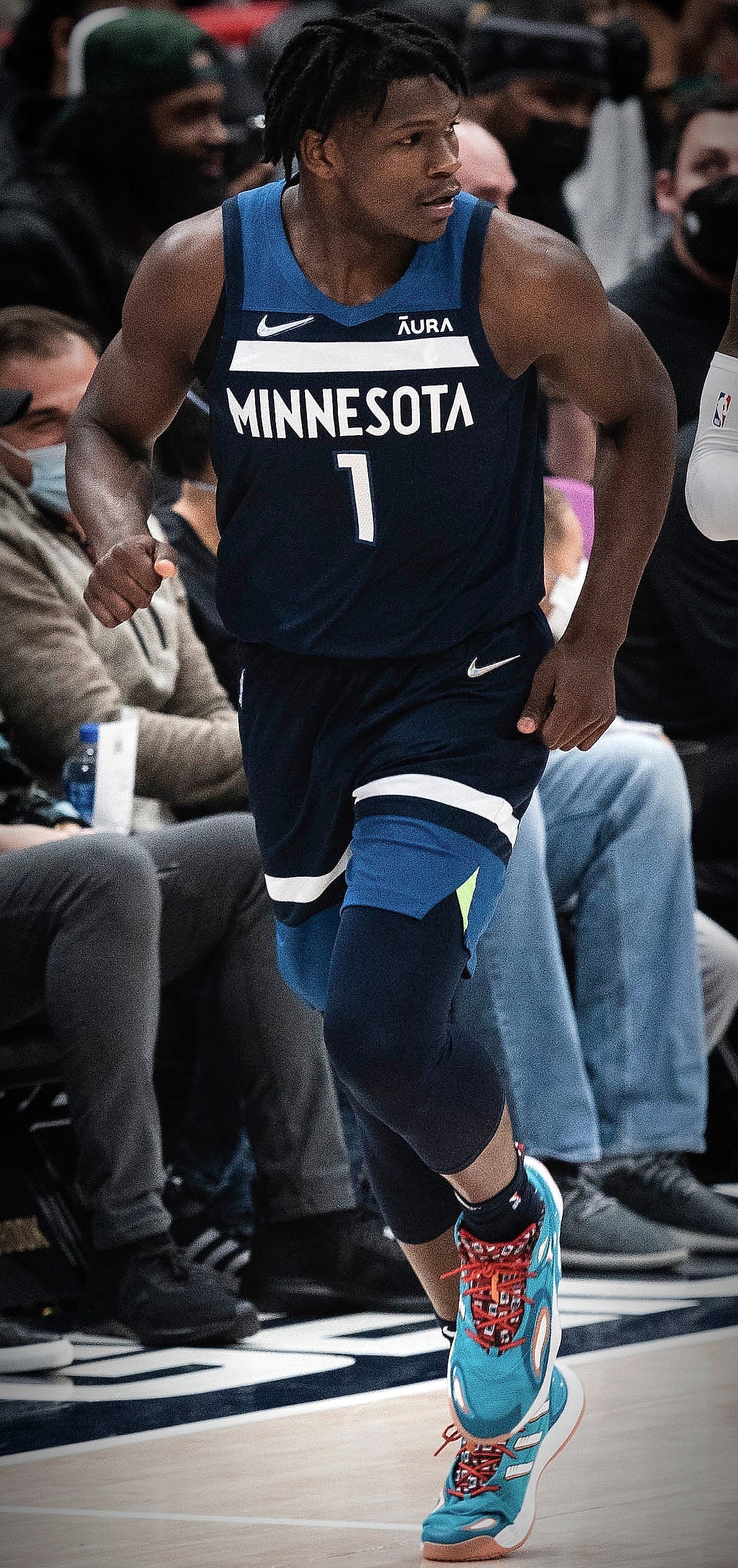 Anthony Edwards of the Minnesota Timberwolves