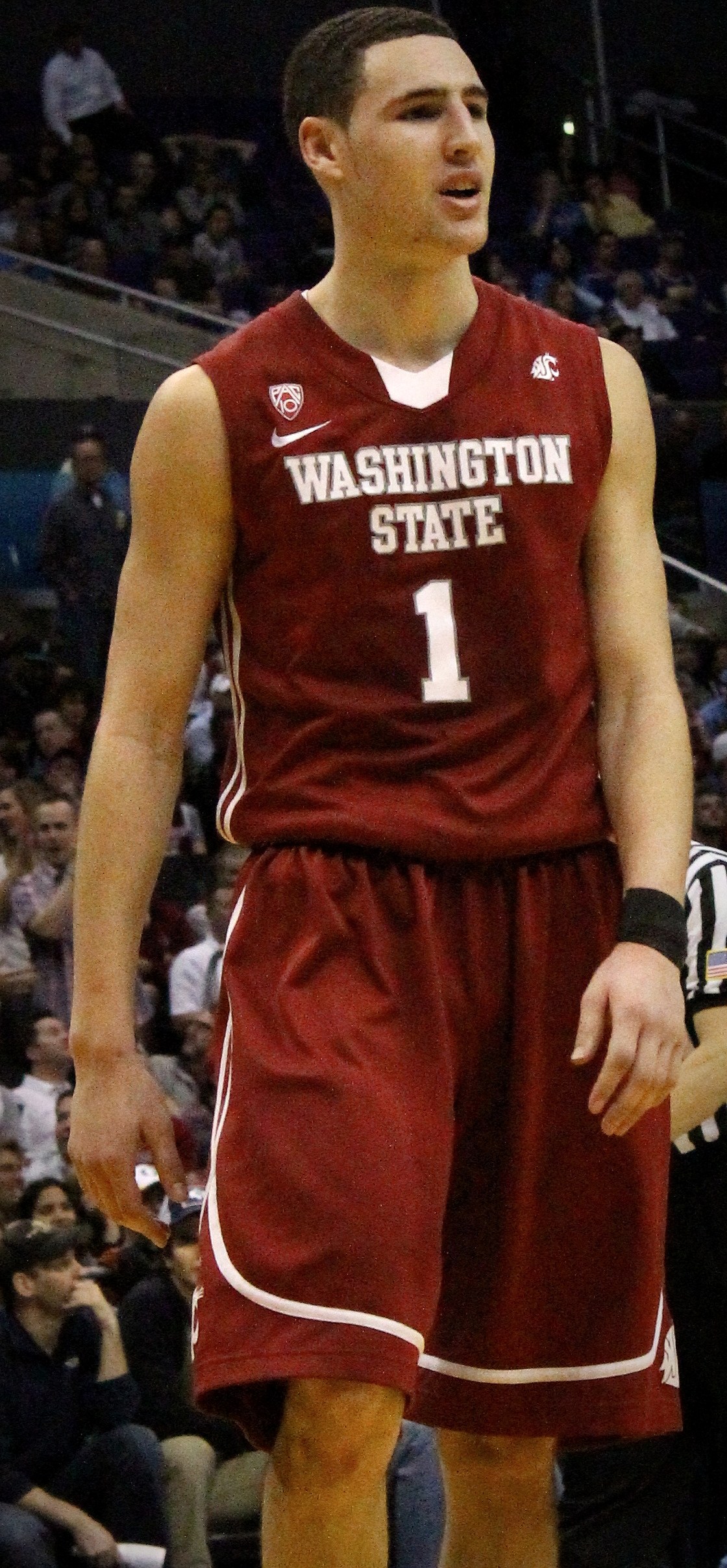 Klay Thompson during his Washington State Cougars career