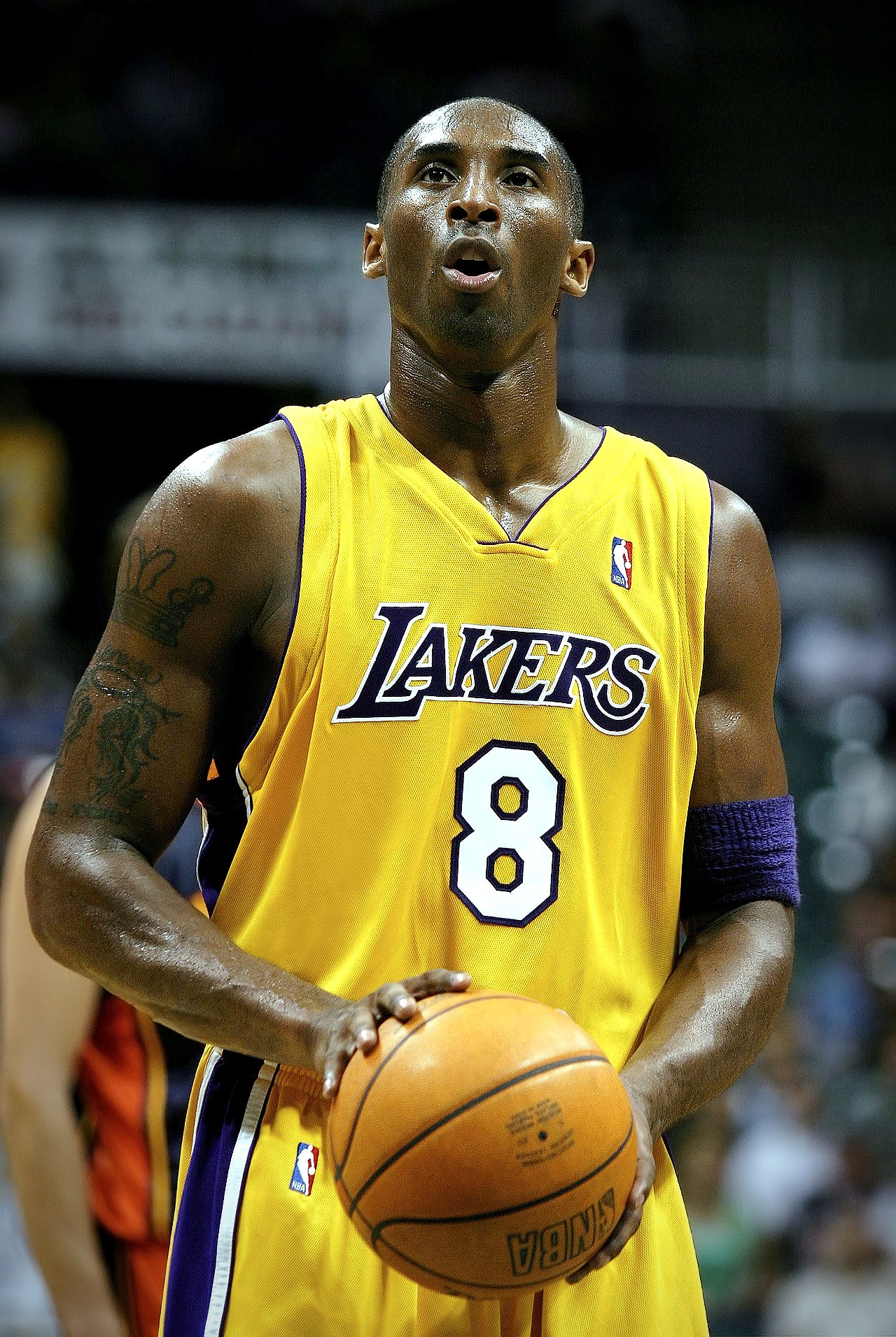 Editorial tile: Kobe Bryant, dual #8 and #24 eras, Los Angeles Lakers
