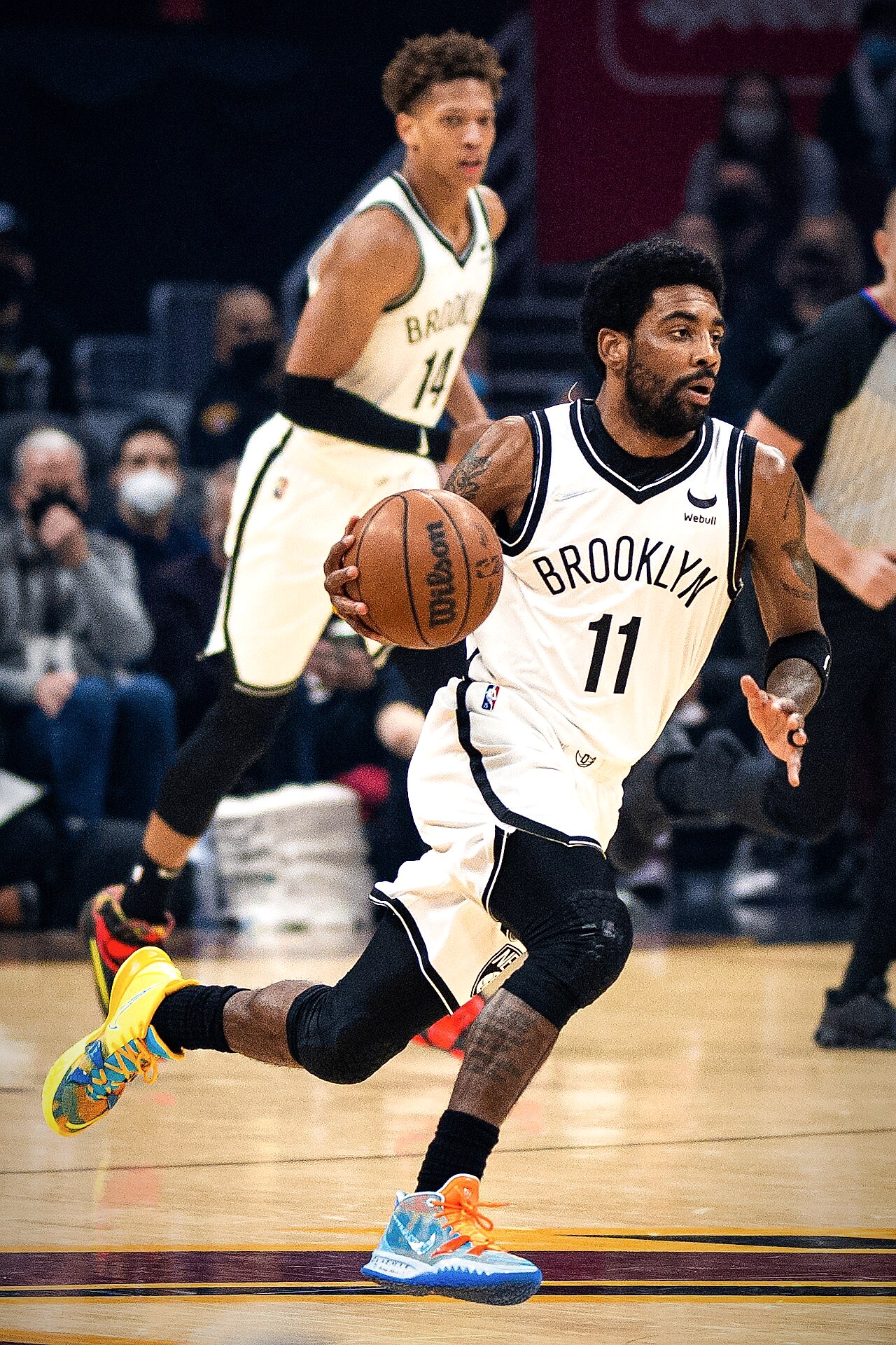 Kyrie Irving in game action