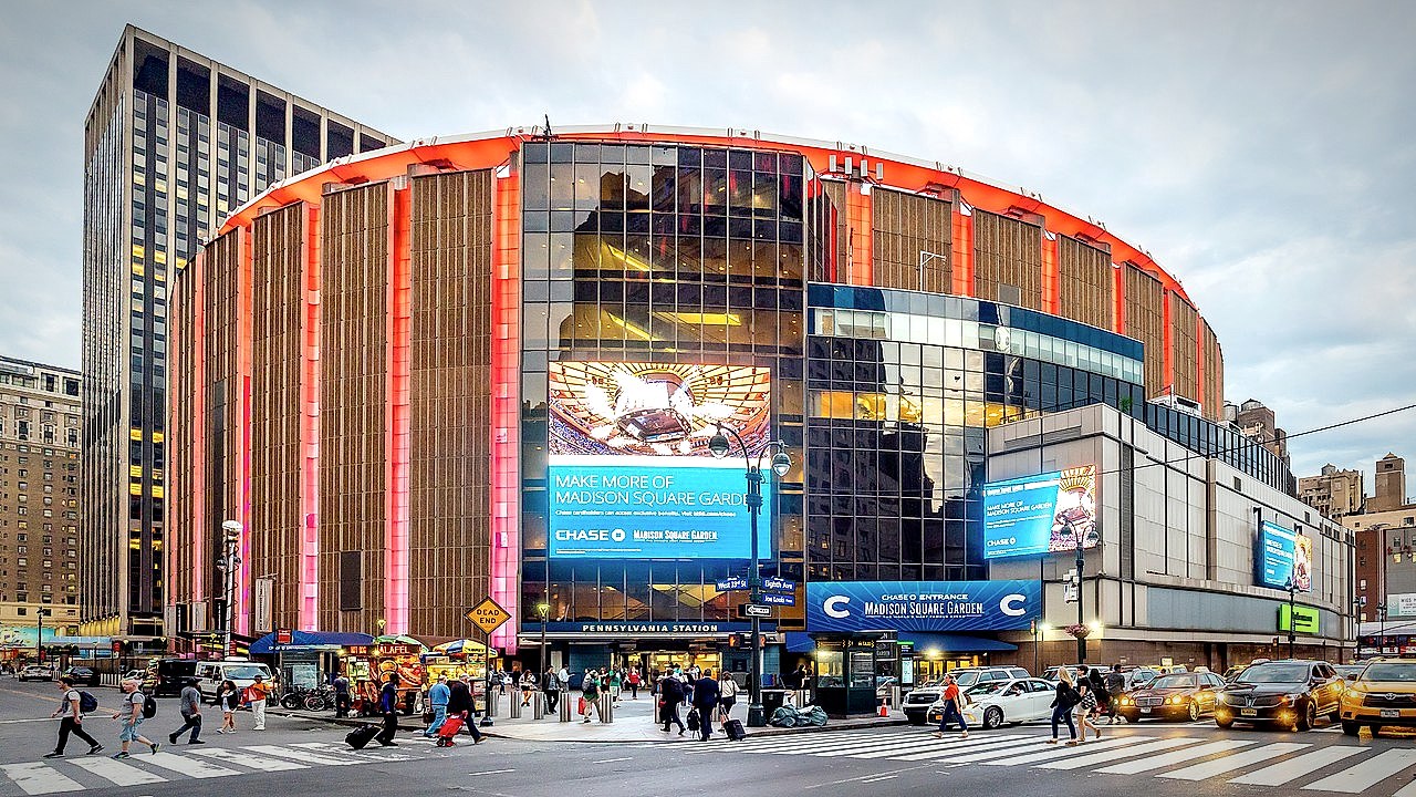 Madison Square Garden, home of the New York Knicks, one of the NBA most storied and highest-valued franchises