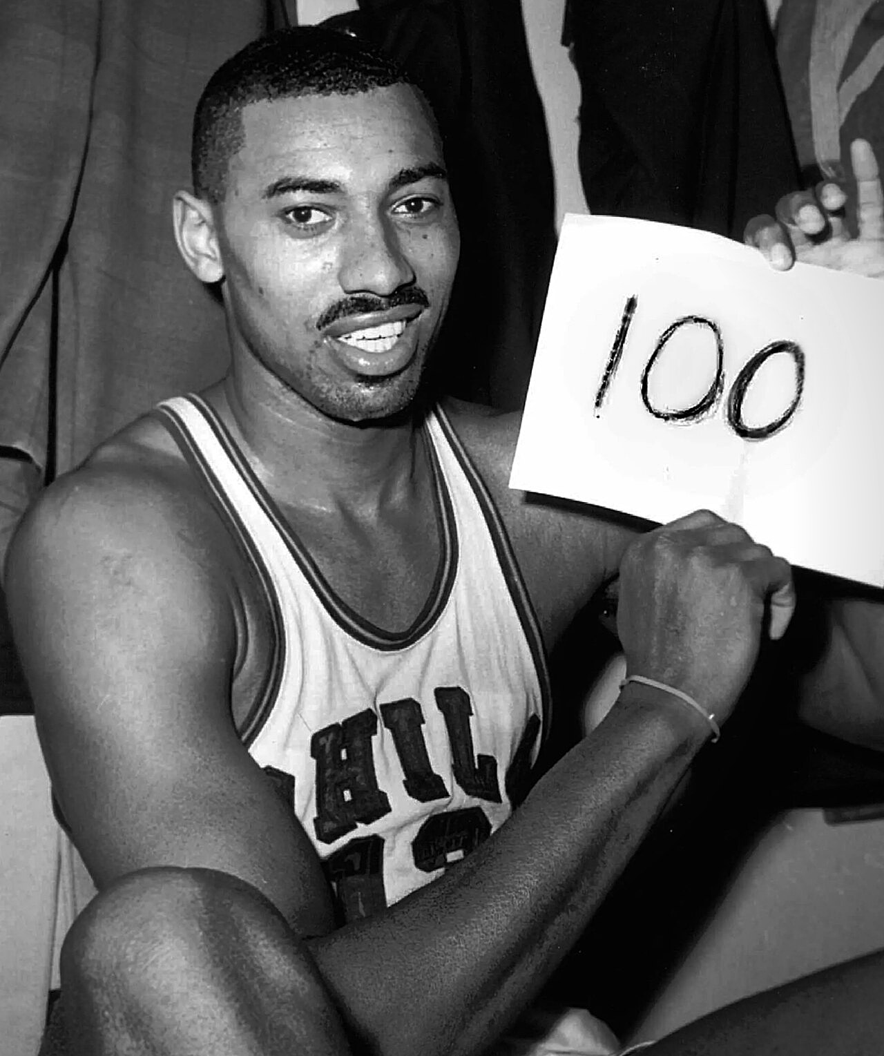 Original newspaper coverage of Wilt Chamberlain 100-point game on March 2, 1962, the single greatest scoring performance in NBA history