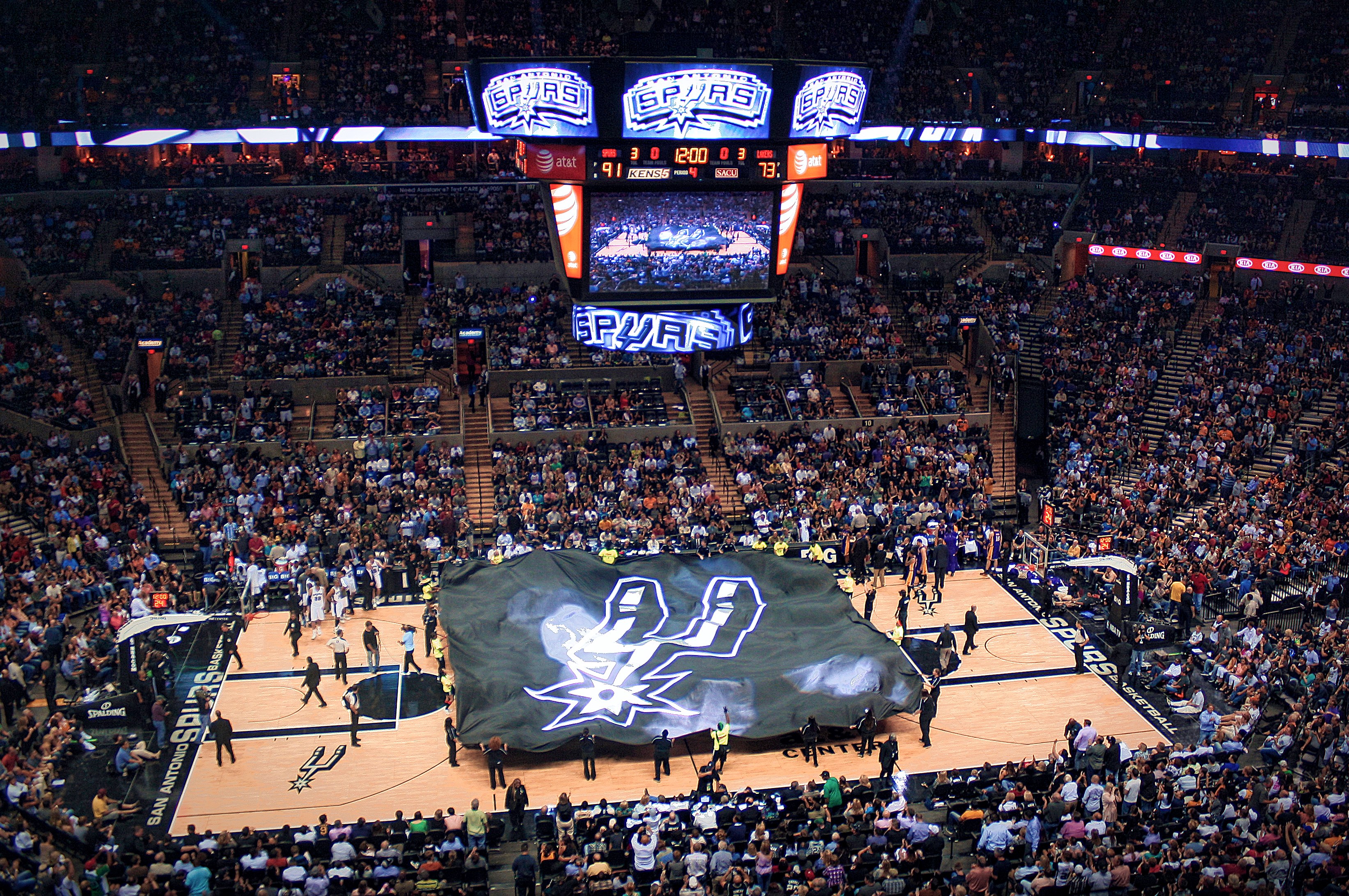 Editorial tile: San Antonio Spurs, five championships, Texas lone star